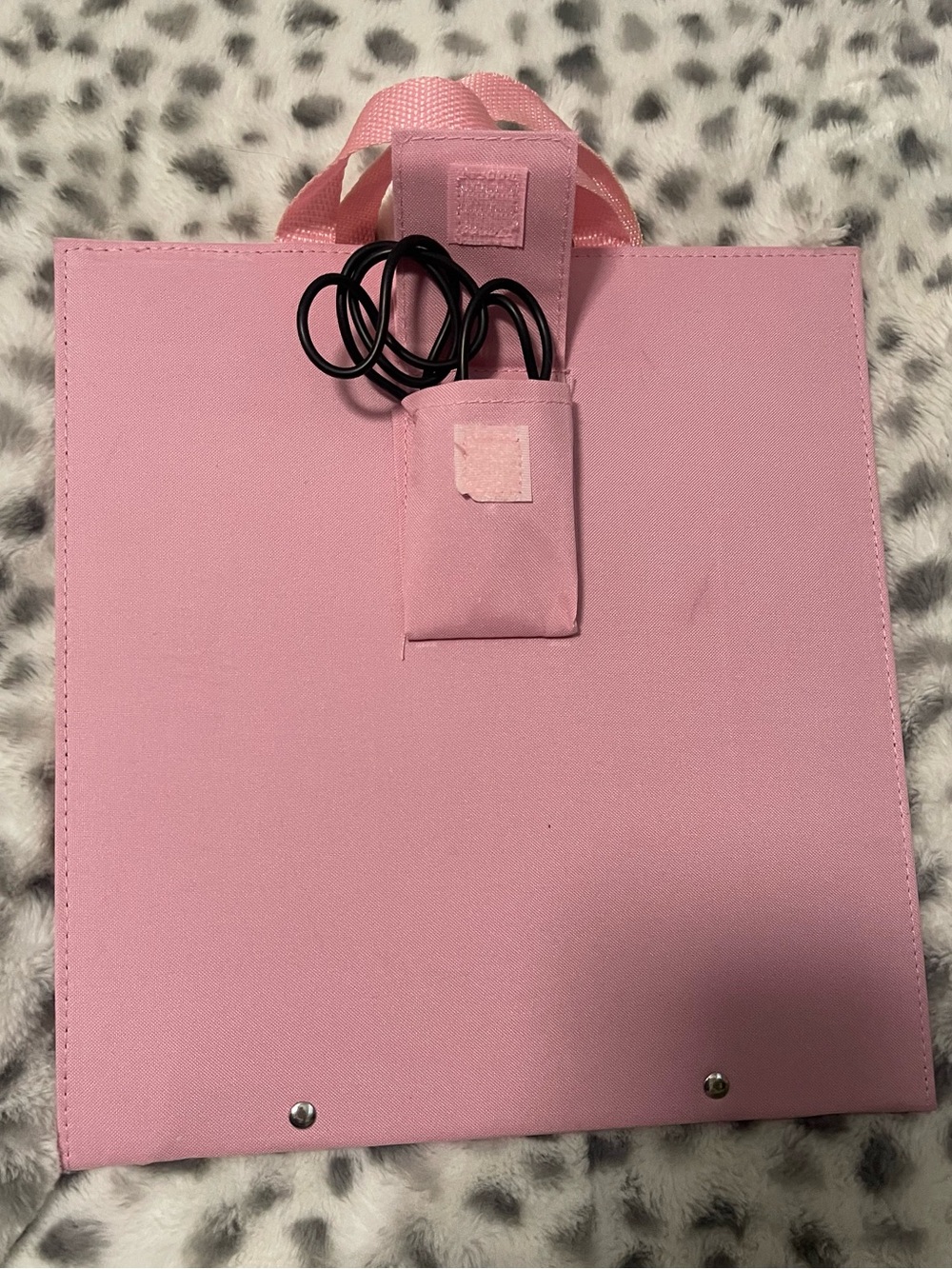 Pink LED Ring Light Panel - Dual-Section Vanity Light - Picture 3 of 7